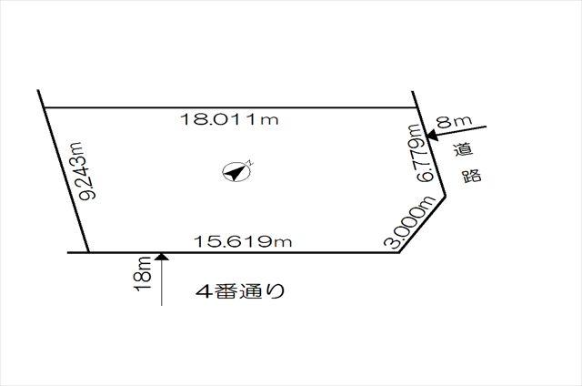 Compartment figure. Land price 4 million yen, Land area 159.26 sq m