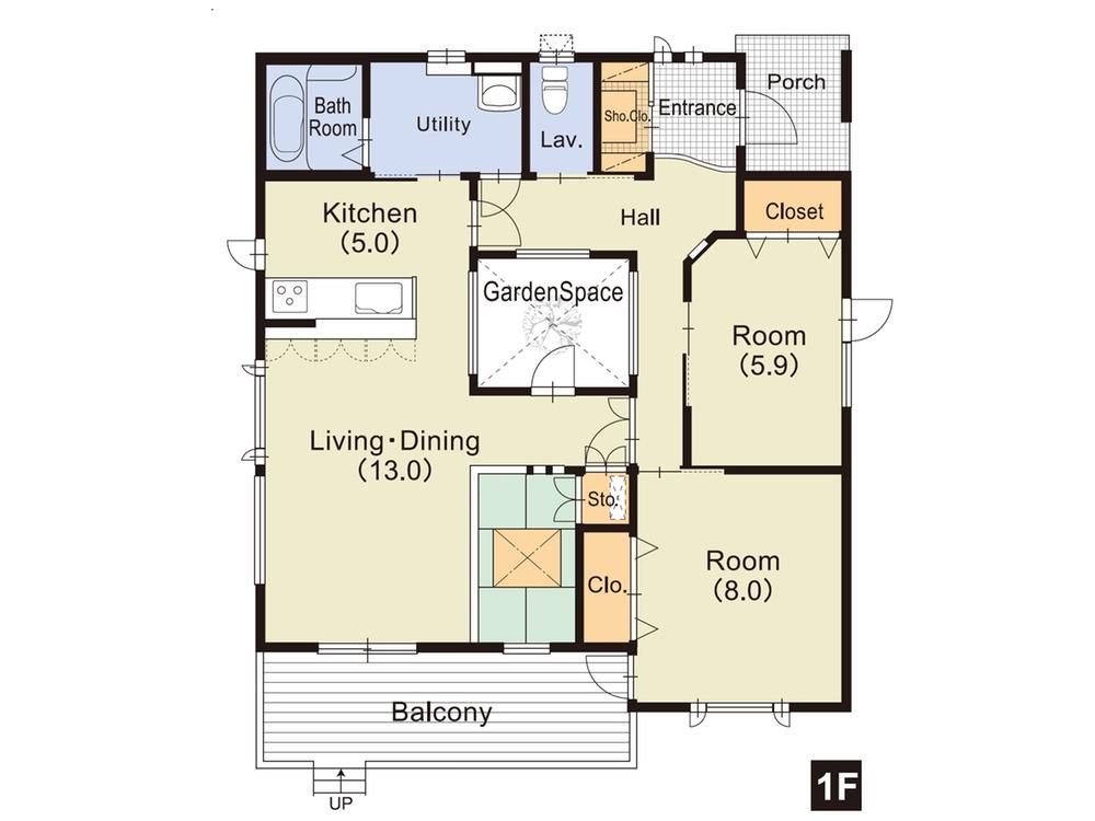 Floor plan. (21-3), Price 16,900,000 yen, 3LDK, Land area 223.12 sq m , Building area 85.27 sq m