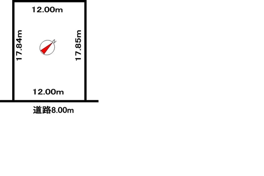 Compartment figure. Land price 5.2 million yen, Land area 214.21 sq m