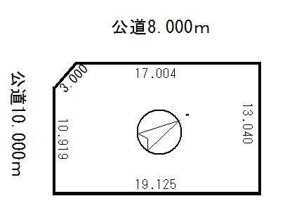 Compartment figure. Land price 9 million yen, Land area 247.13 sq m