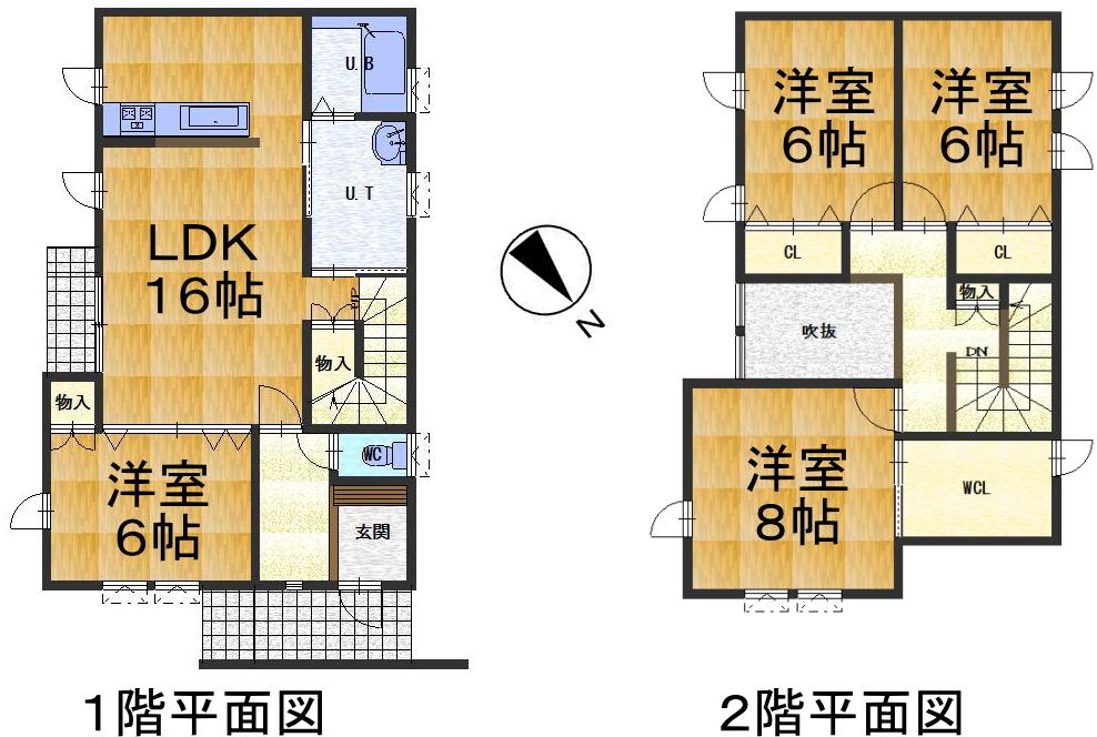 Floor plan. 19.9 million yen, 4LDK, Land area 196.83 sq m , Building area 109.02 sq m
