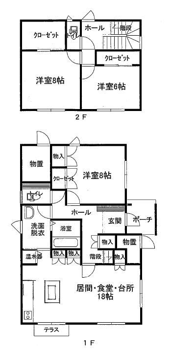 Floor plan. 21.5 million yen, 3LDK, Land area 205.89 sq m , Building area 115.2 sq m floor plan