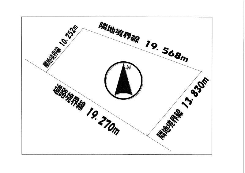 Compartment figure. Land price 6.3 million yen, Land area 232.02 sq m