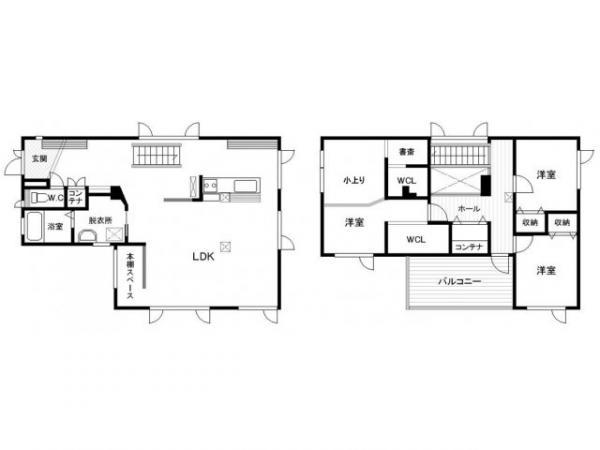 Floor plan. 28.8 million yen, 3LDK+2S, Land area 241.2 sq m , Building area 131.96 sq m