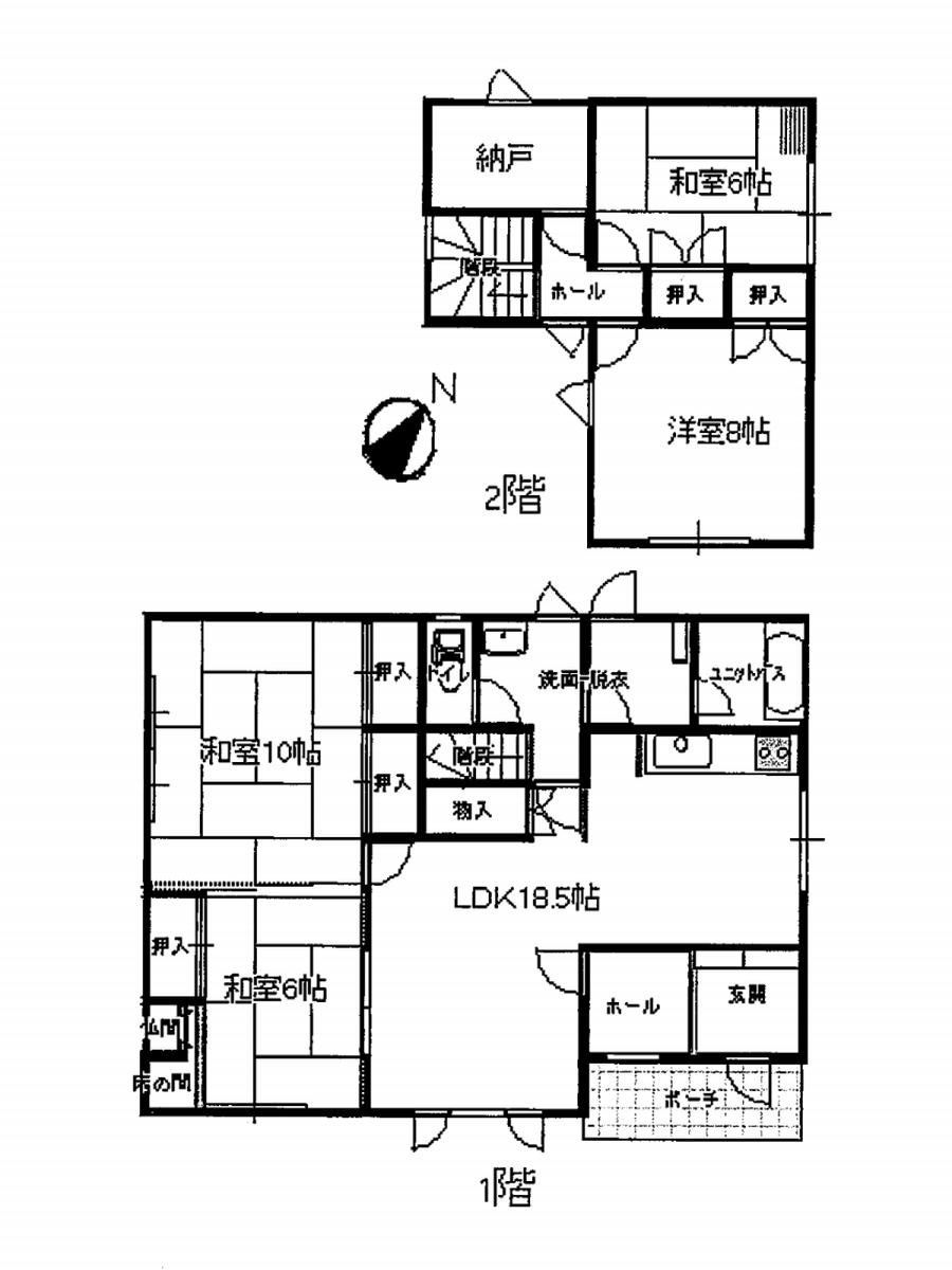Floor plan. 14.5 million yen, 4LDK, Land area 292 sq m , Building area 123.53 sq m floor plan