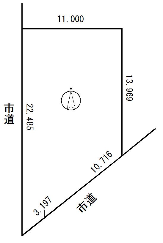 Compartment figure. Land price 3.1 million yen, Land area 199.67 sq m