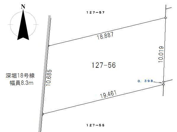 Compartment figure. Land price 7.89 million yen, Land area 193.37 sq m