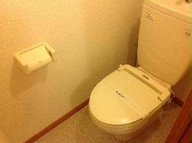 Toilet. With warm toilet seat heating function even in the winter!