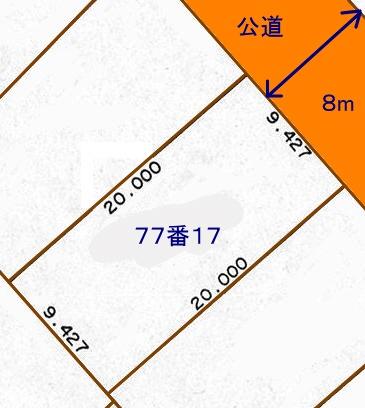 Compartment figure. Land price 6.9 million yen, Land area 188.53 sq m