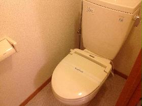 Toilet. With warm toilet seat heating function even in the winter!