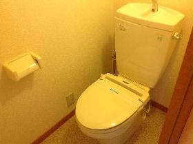 Toilet. With warm toilet seat heating function even in the winter!