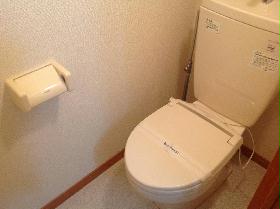 Toilet. With warm toilet seat heating function even in the winter!