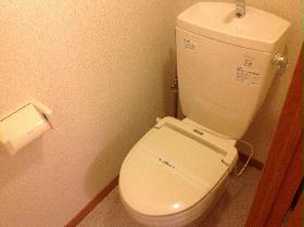 Toilet. With warm toilet seat heating function even in the winter!