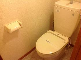 Toilet. With warm toilet seat heating function even in the winter!