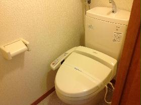 Toilet. With warm water washing toilet seat and toilet seat heating function !!