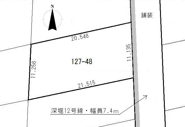 Compartment figure. Land price 6.96 million yen, Land area 229.84 sq m
