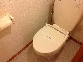 Toilet. With warm toilet seat heating function even in the winter!