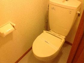 Toilet. With warm toilet seat heating function even in the winter!
