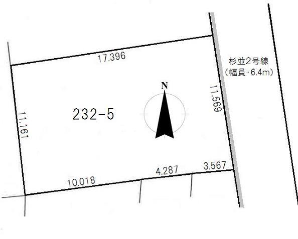 Compartment figure. Land price 15 million yen, Land area 198.75 sq m