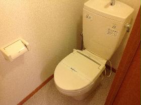 Toilet. With warm toilet seat heating even in winter!