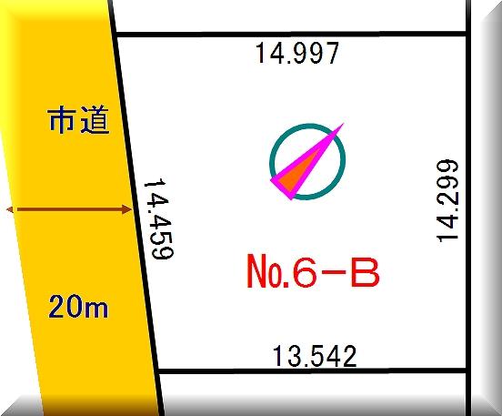 Compartment figure. Land price 7.13 million yen, Land area 205.06 sq m