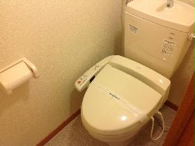 Toilet. With warm water washing toilet bowl and toilet seat heating function !!