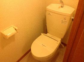 Toilet. With warm toilet seat heating function even in the winter!