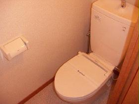 Toilet. With warm toilet seat heating function even in the winter!