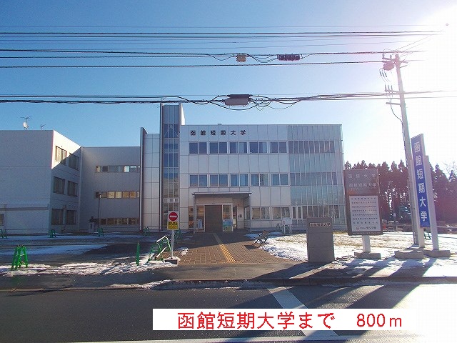 University ・ Junior college. Hakodatetankidaigaku (University ・ 800m up to junior college)