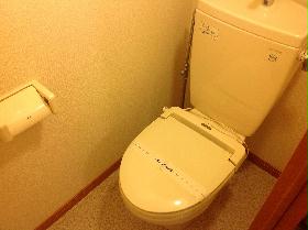 Toilet. With warm toilet seat heating function even in the winter!