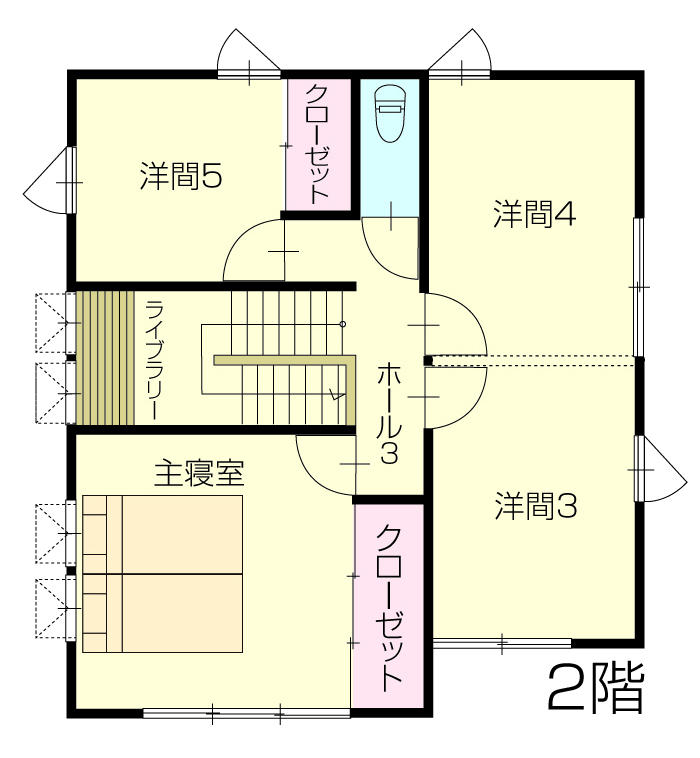 Floor plan. 31 million yen, 4LDK, Land area 185.6 sq m , Building area 118.55 sq m 2 floor