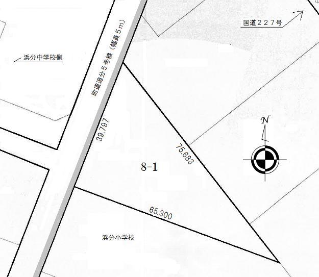 Compartment figure. Land price 30 million yen, Land area 1,299.05 sq m