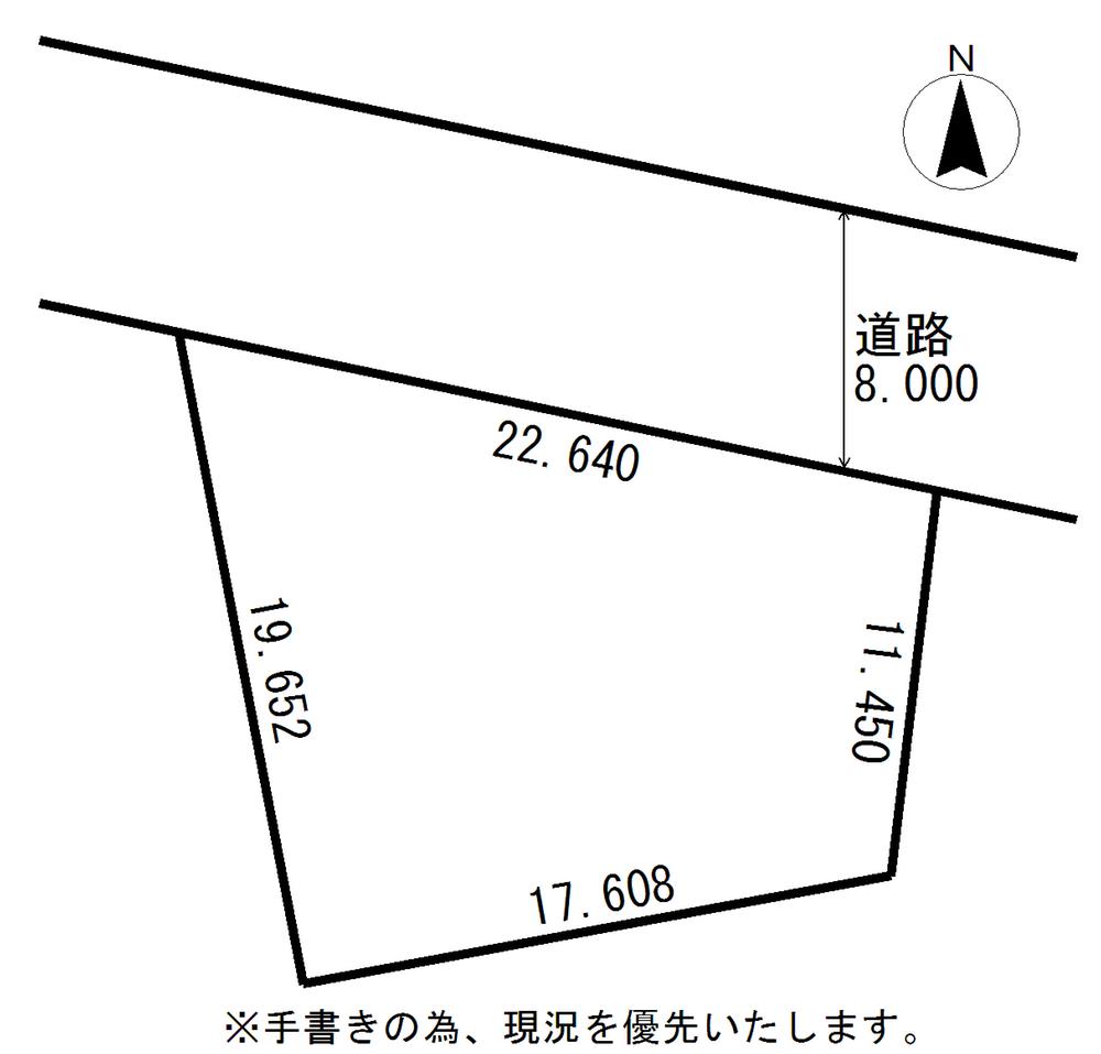 Compartment figure. Land price 1,000,000 yen, Land area 301.96 sq m