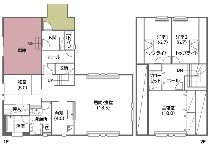 Floor plan. 25 million yen, 4LDK, Land area 399.06 sq m , Building area 155.64 sq m
