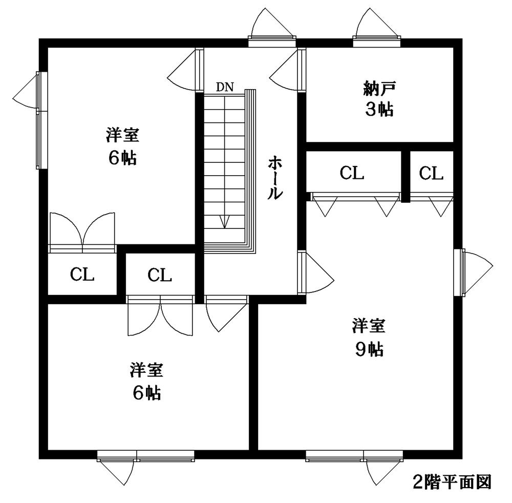 Floor plan. 4.8 million yen, 4LDK + S (storeroom), Land area 288.75 sq m , Building area 115.51 sq m 2-floor plan view