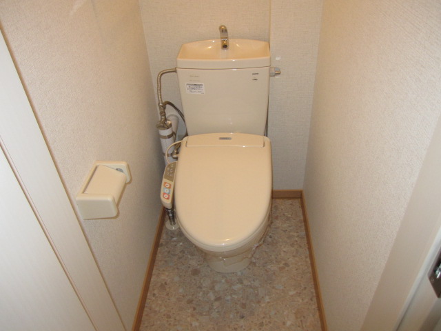 Toilet. Toilet spacious