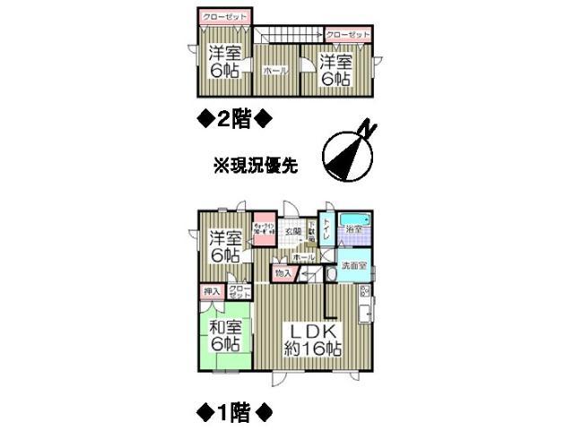 Floor plan. 12.9 million yen, 4LDK, Land area 237.5 sq m , Building area 103.92 sq m Floor