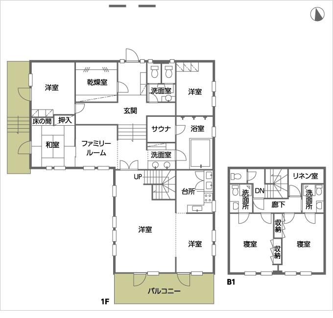 Floor plan. 35 million yen, 5LDK, Land area 1,046.83 sq m , Building area 261.87 sq m