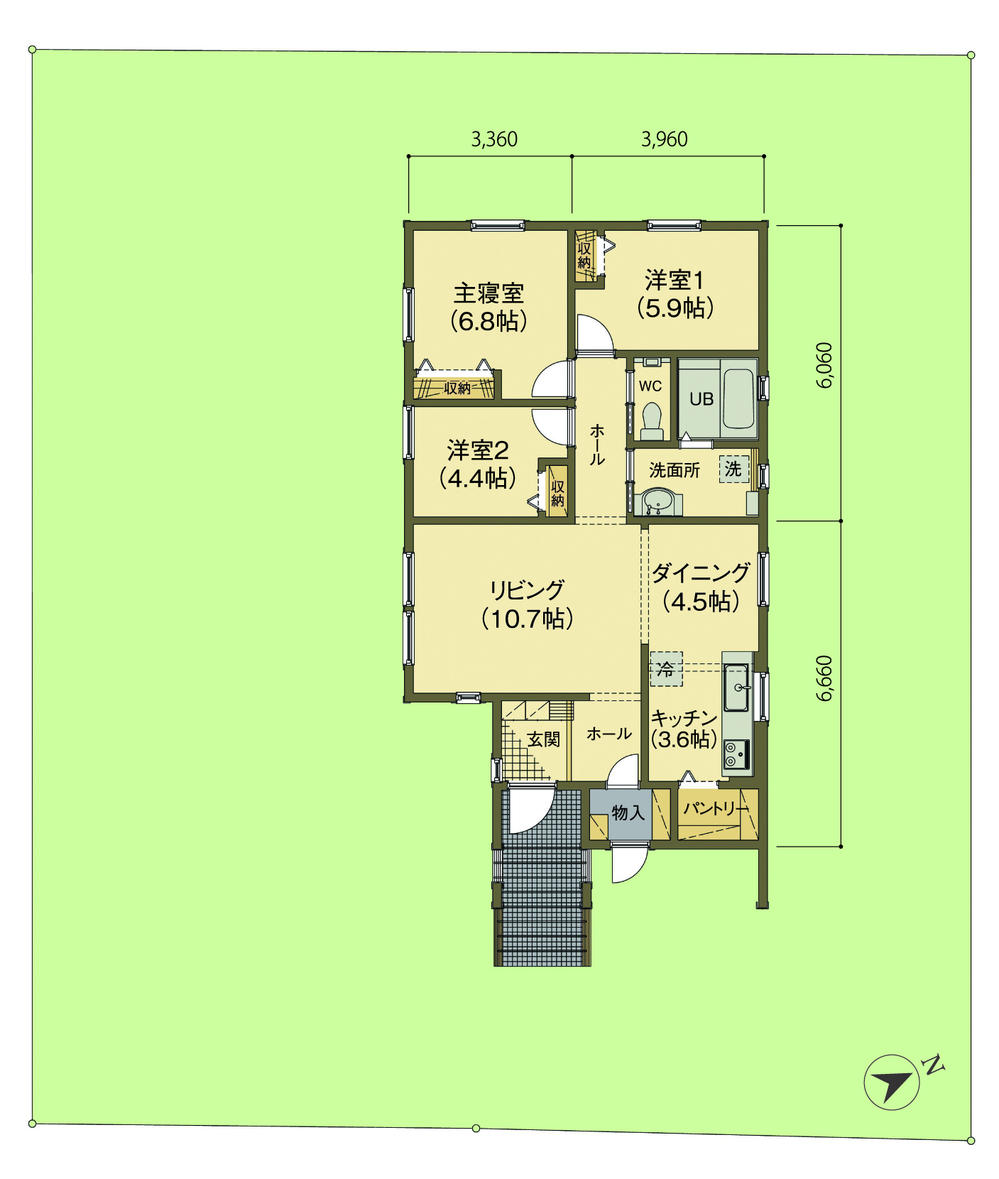Floor plan. 31,900,000 yen, 3LDK, Land area 421.74 sq m , Building area 85.55 sq m