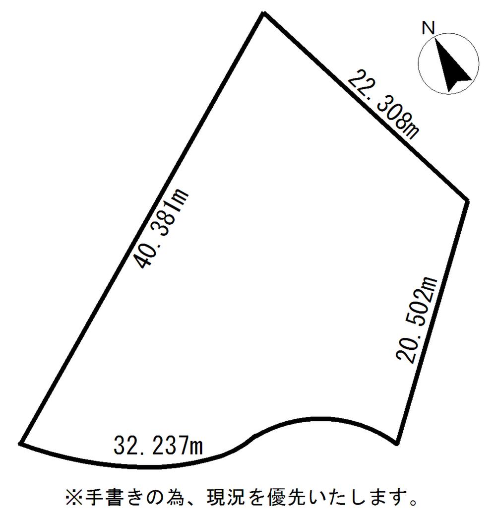 Compartment figure. Land price 12.5 million yen, Land area 744.46 sq m