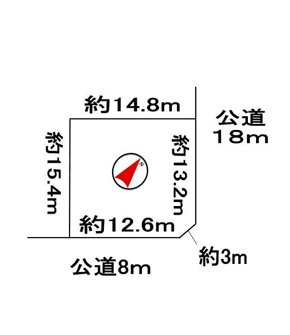 Compartment figure. Land price 2.9 million yen, Land area 228.21 sq m