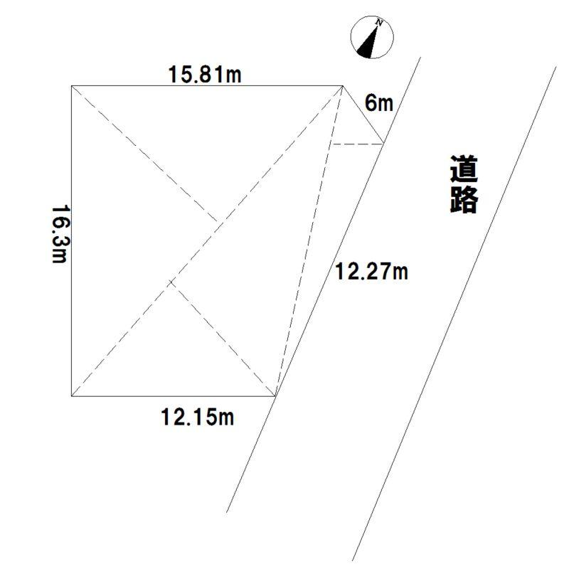 Compartment figure. Land price 2.3 million yen, Land area 259.84 sq m