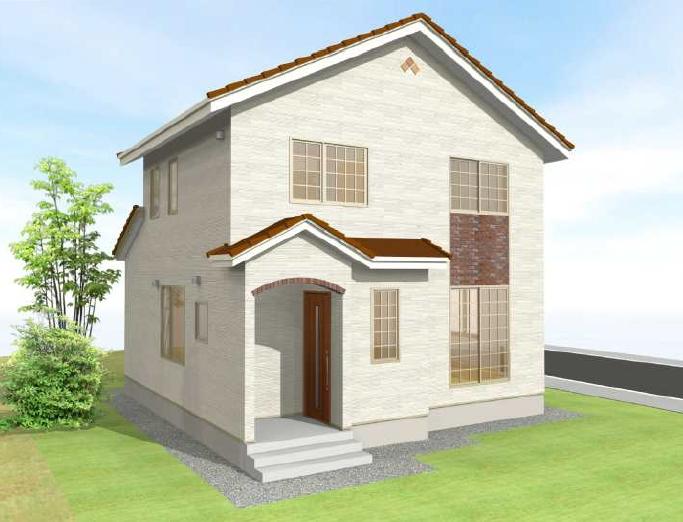 Local appearance photo. Total floor area: 106.00 sq m south-facing 4LDK. Site area: 268.50 sq with Nantei of about 35 square meters worth in m.