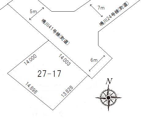 Compartment figure. Land price 4.17 million yen, Land area 197.2 sq m