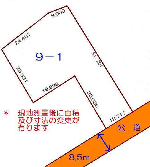 Compartment figure. Land price 12,350,000 yen, Land area 1,166.37 sq m