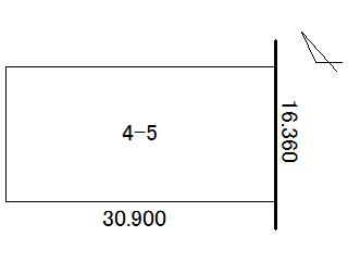 Compartment figure. Land price 2.5 million yen, Land area 505.52 sq m