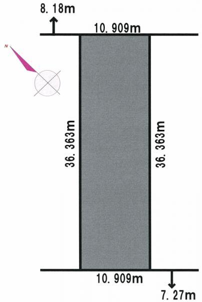 Compartment figure. Land price 3.8 million yen, Land area 391.78 sq m