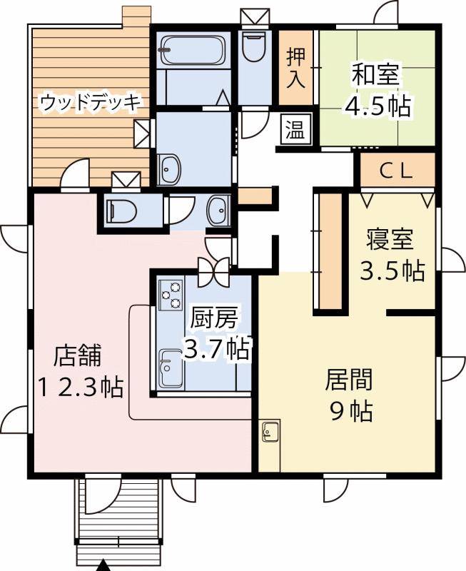 Floor plan. 19,800,000 yen, 2LDK, Land area 374.16 sq m , Building area 81.15 sq m