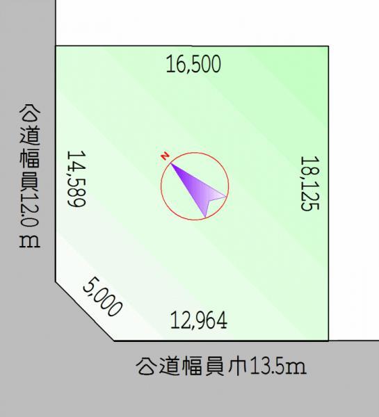 Compartment figure. Land price 7.9 million yen, Land area 292.81 sq m