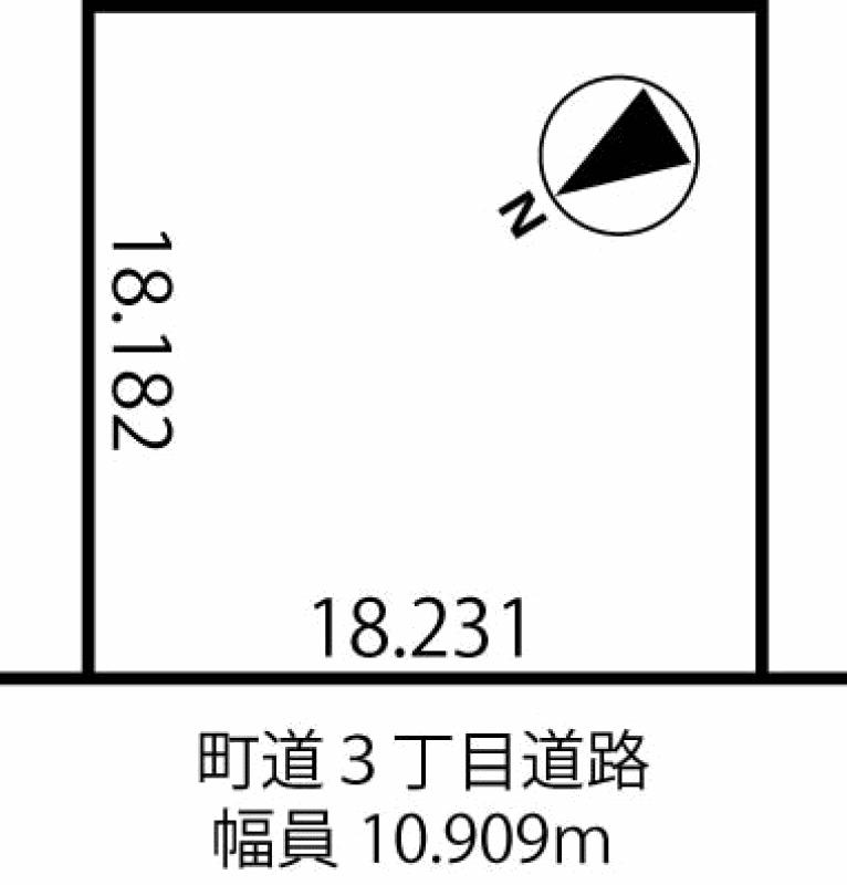 Compartment figure. Land price 4.2 million yen, Land area 331 sq m